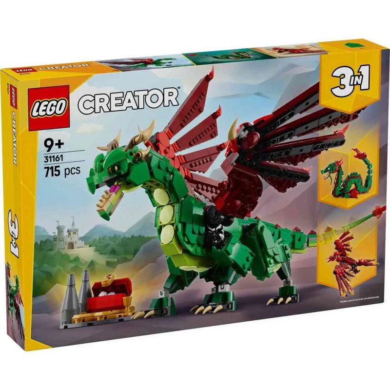 LEGO® Creator 3u1 Srednjovekovni zmaj 31161