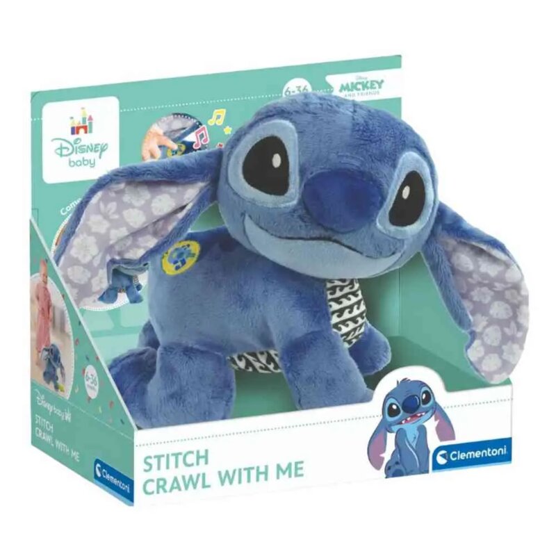 Clementoni Stitch plišana igračka – Puzi sa mnom