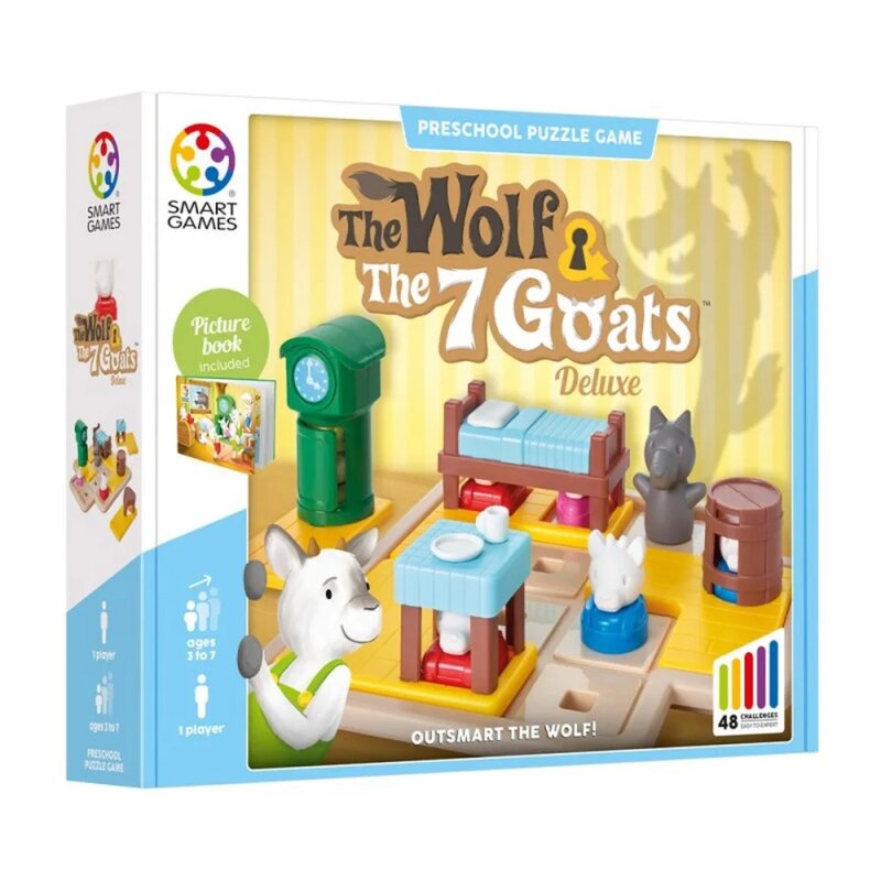 Smart Games Vuk i sedam jarića Deluxe – edukativna logička igra