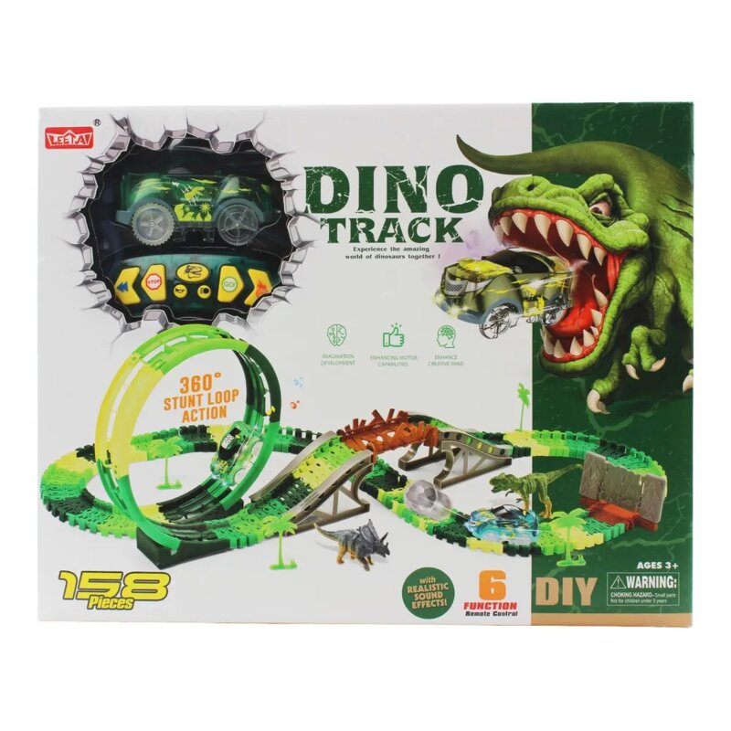Dino auto na daljinski upravljač sa svetlosnim efektima Best Luck