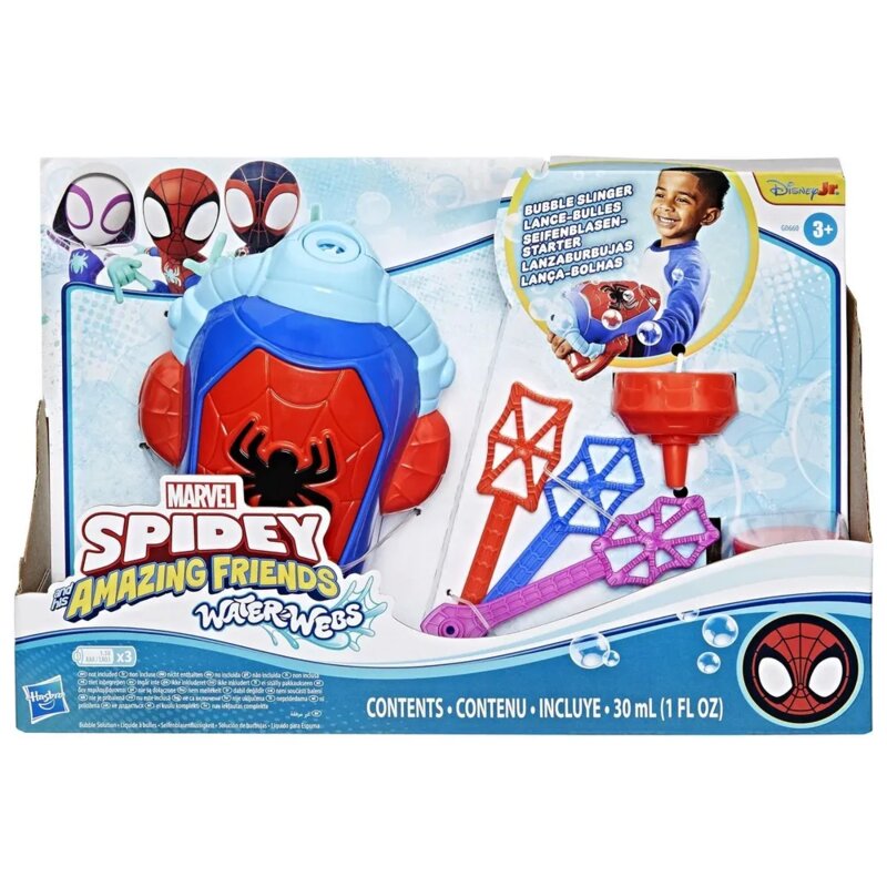 Spiderman Bubble Slinger – Igračka za Ispaljivanje Mehurića