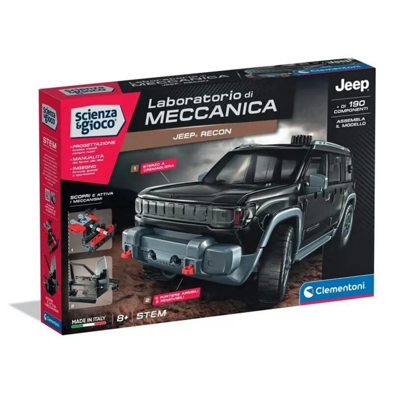 Clementoni Mehaničarski set Jeep Recon – edukativna igračka za decu 8+