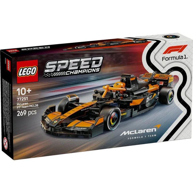 LEGO® Speed Champions McLaren F1 Team MCL38 trkački automobil