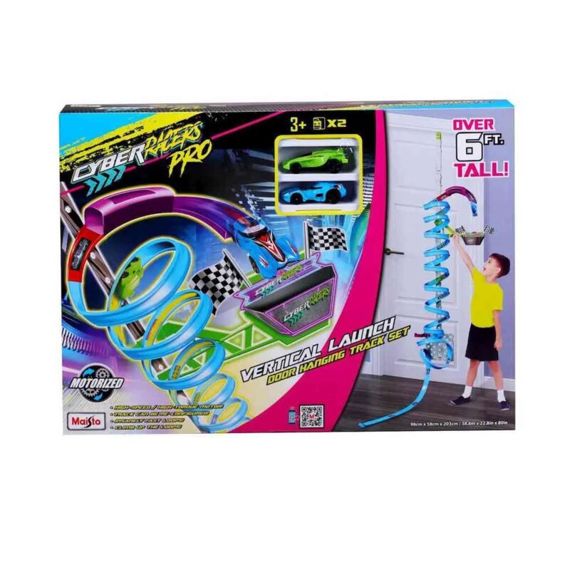 Maisto Cyber Racers Vertikalna Trkačka Staza za Vrata sa 2 Autića