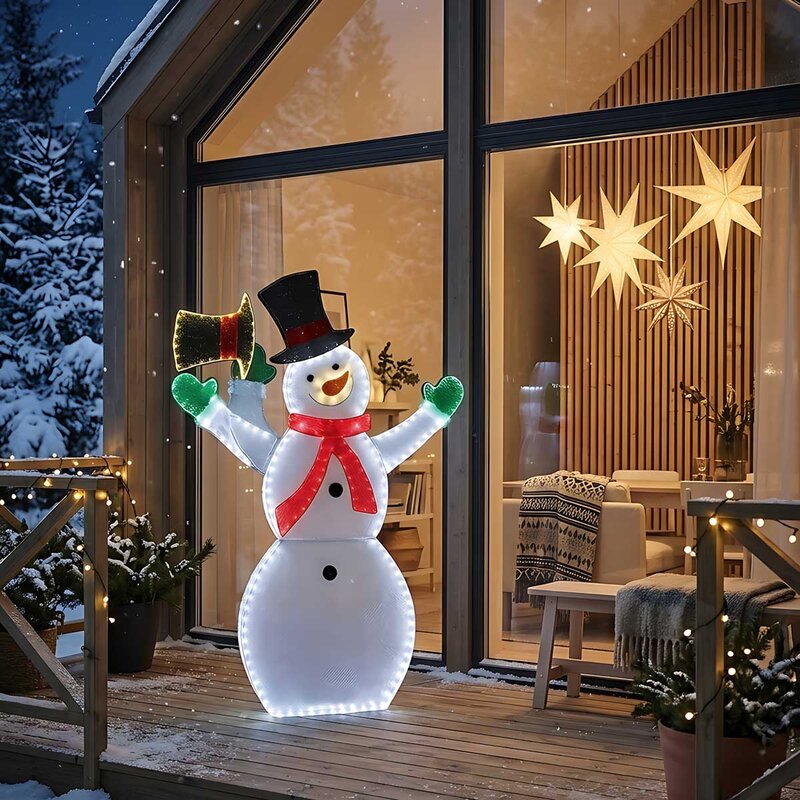 Sneško Belić Sa Animacijom Led figura 137 X 114 X 36 cm