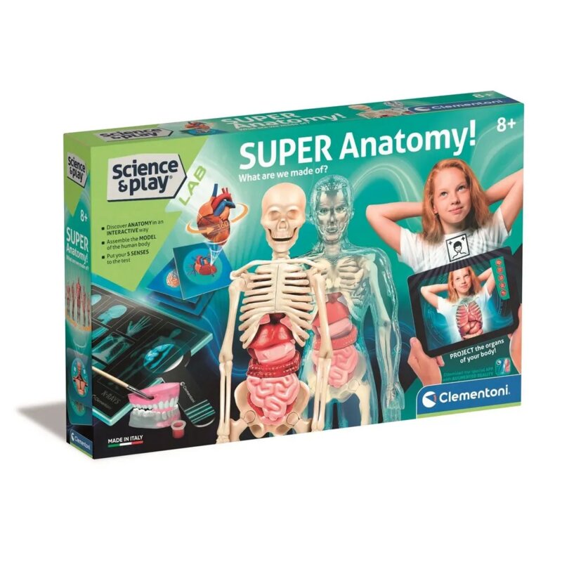 Clementoni Edukativni set Super Anatomija – model ljudskog tela za decu