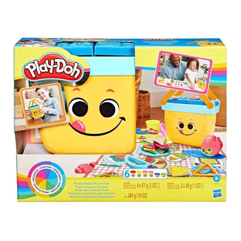 Play-Doh Picnic Shapes Starter Set — komplet za piknik sa 12 alata i 6 boja
