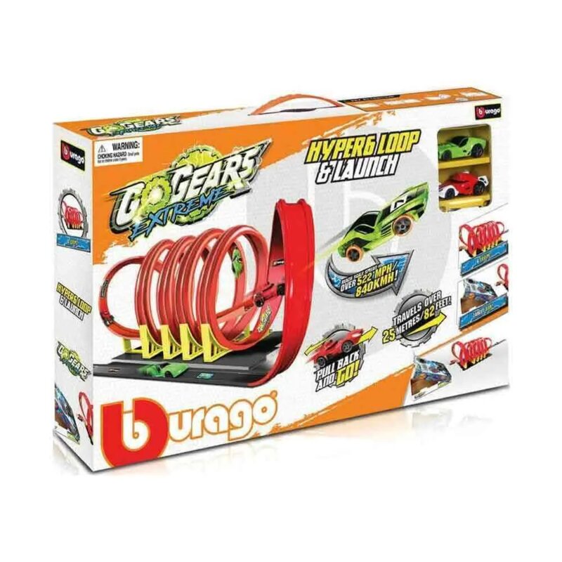 Burago Go Gears Extreme Hyper 6 Loop & Launch staza za autiće
