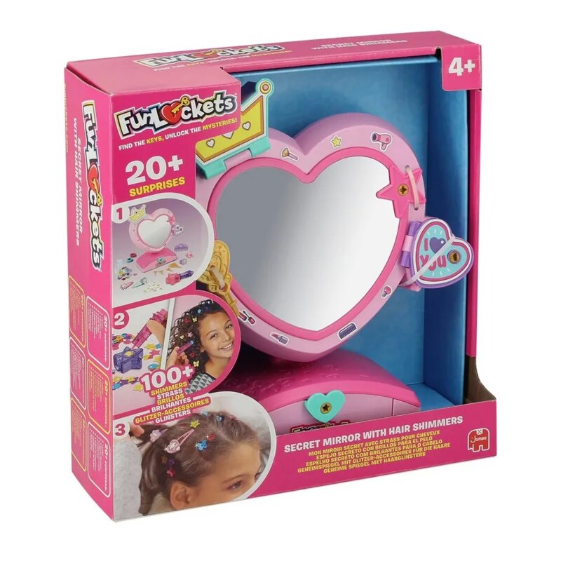 Kidz Delight Funlockets tajno ogledalce sa ukrasima za kosu