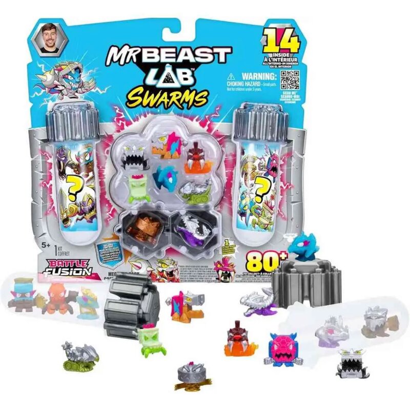 MrBeast Lab Swarms Battle Fusion Mega set – 14 figura