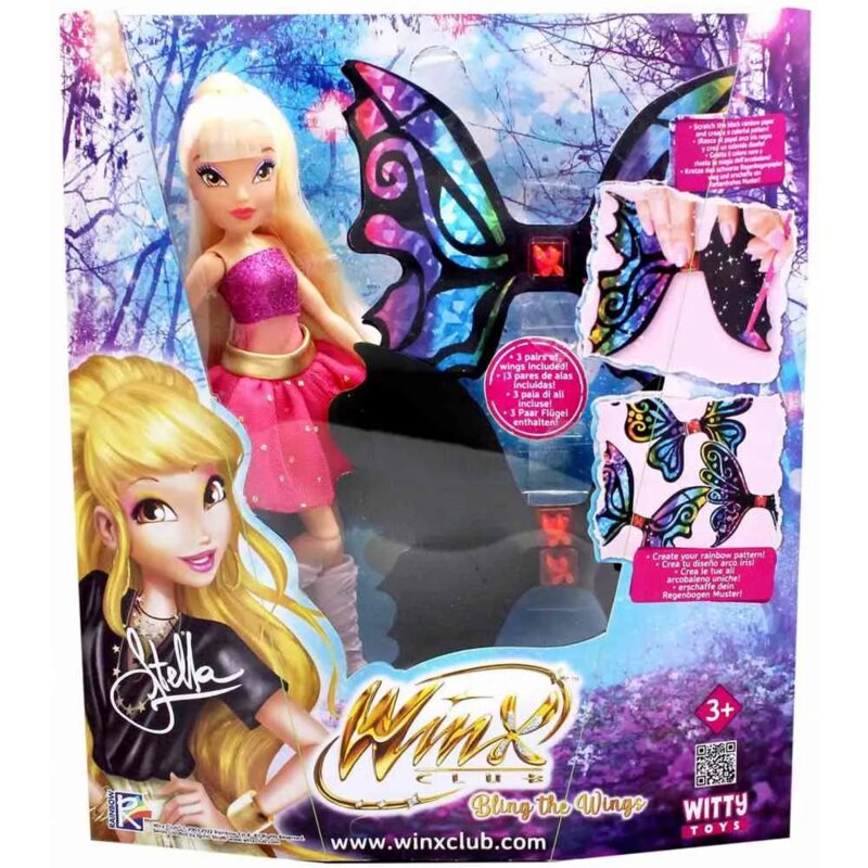 Winx Scratch Art lutka – vila sa greb-greb krilima