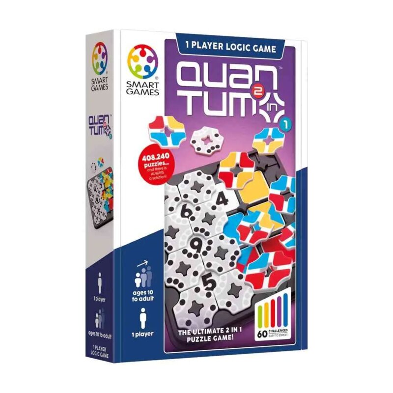 Smart Games Quantum 2 u 1 Puzzle - Edukativna Igra za Decu