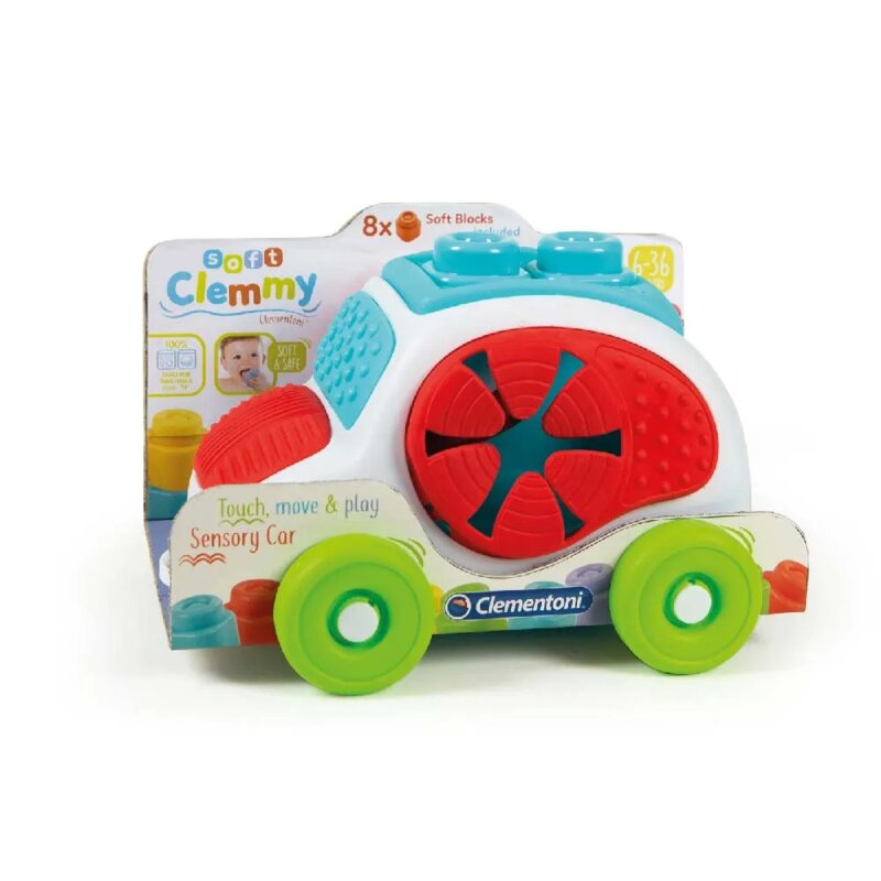 Clementoni Clemmy Auto sa gumenim kockicama
