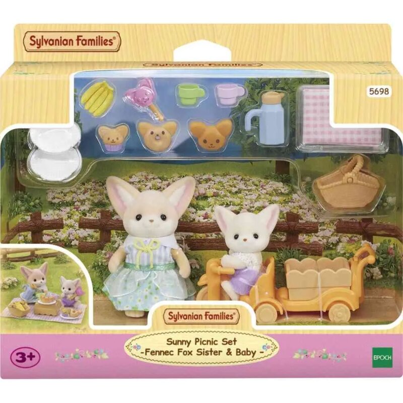 Sylvanian Families Sunny Picnic set – Fenek lisica sestra i beba