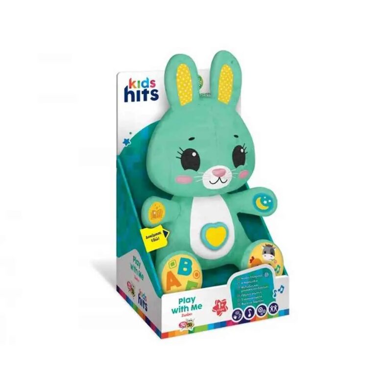 KIDS HITS Interaktivni plišani zeka Igrajmo se