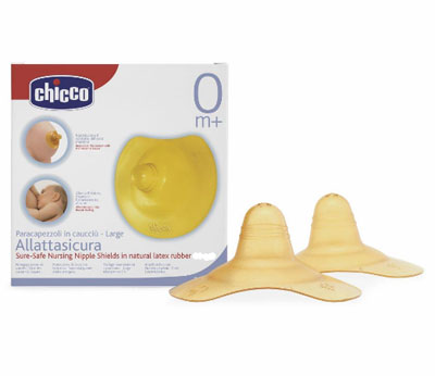 Chicco kaučuk zaštita za bradavice mini 70626