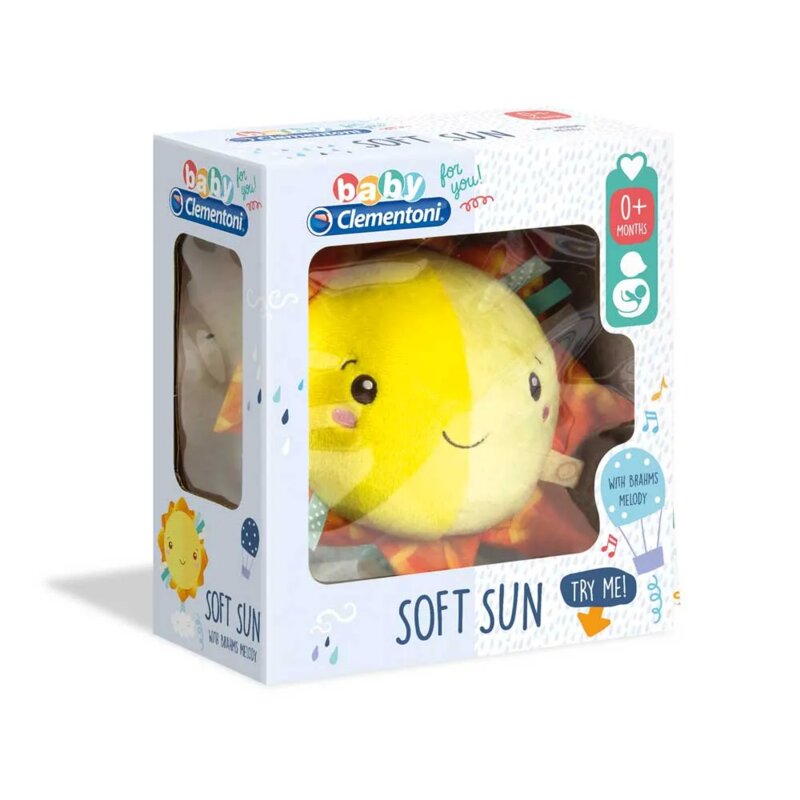 Clementoni Baby plišano muzičko sunce za bebe