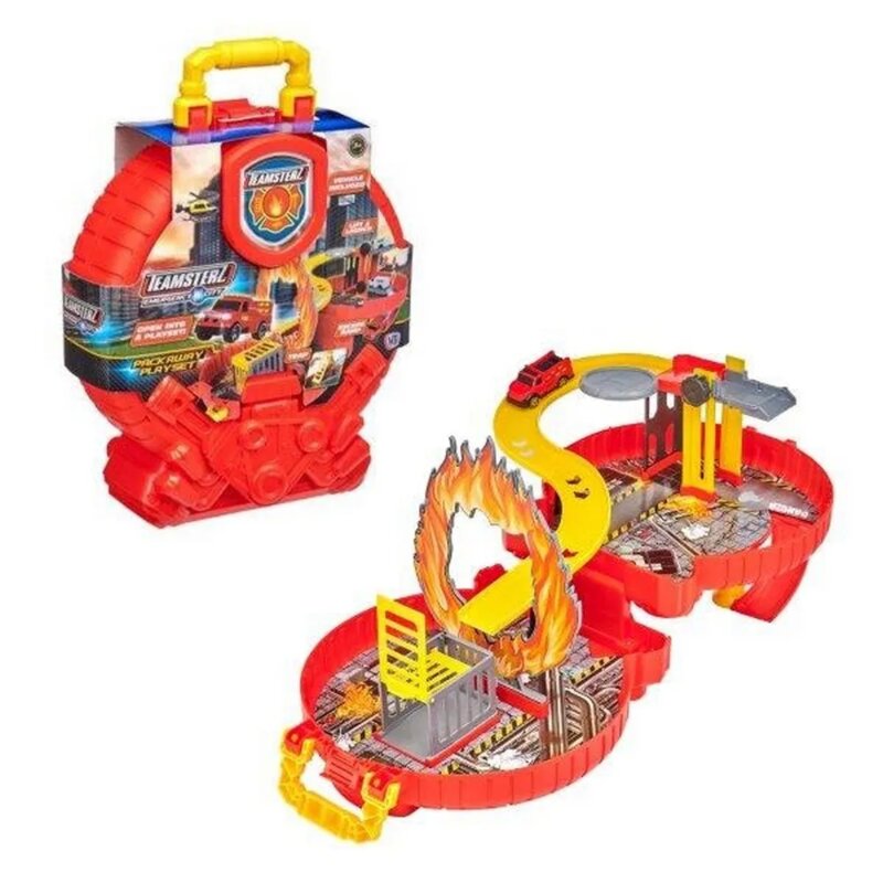 Teamsterz Emergency City Playset – garaža sa liftom i rampom