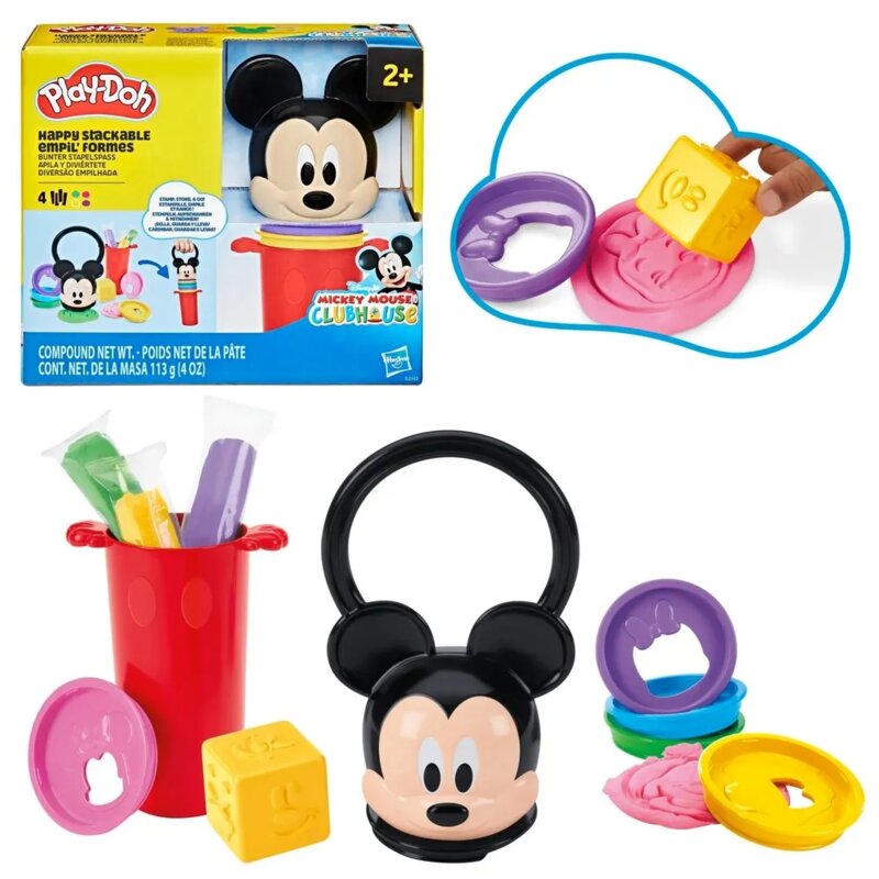 Play-Doh Disney Jr Happy Stackables – set plastelina 4 boje