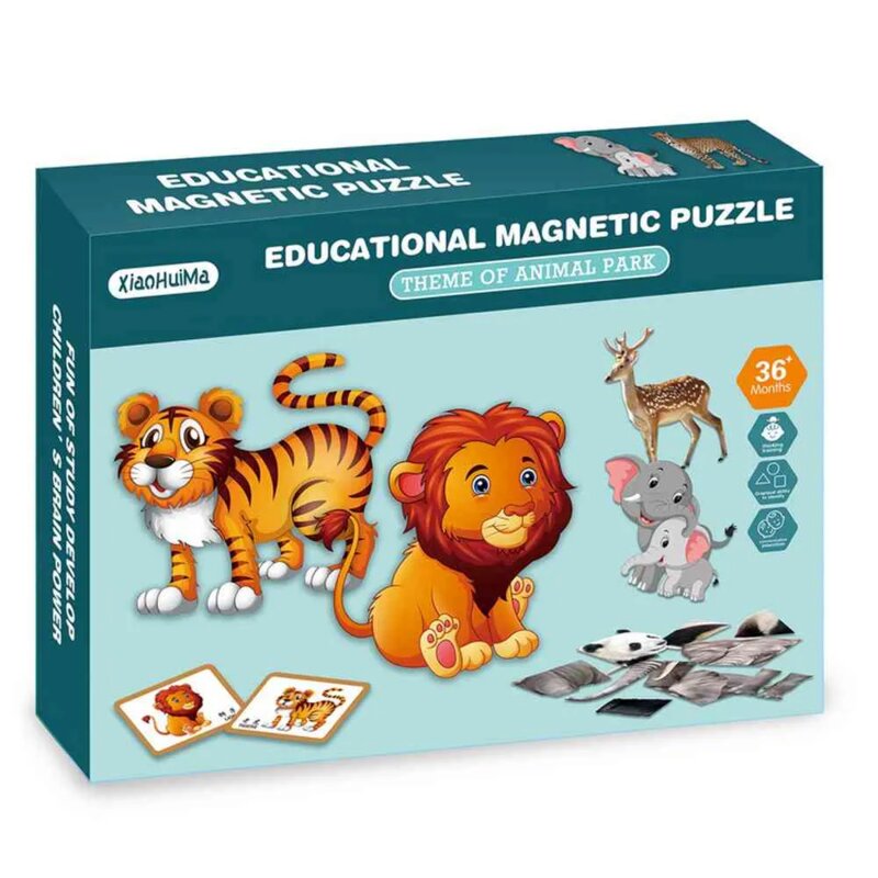 Magnetne puzzle Divlje životinje – Best Luck