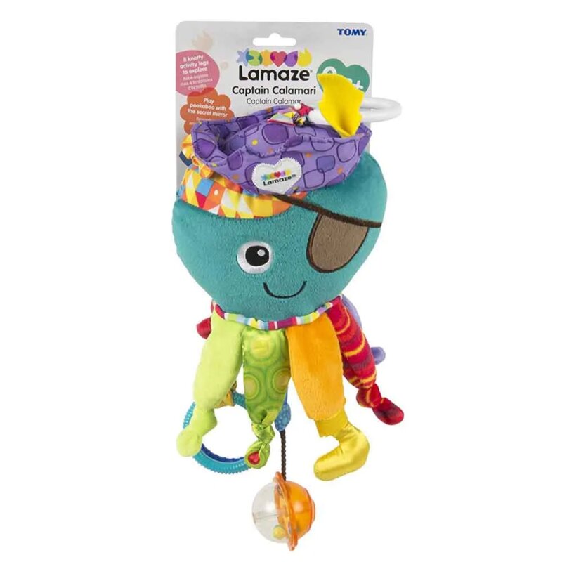 Lamaze Oktopod Gusar – plišana igračka za bebe