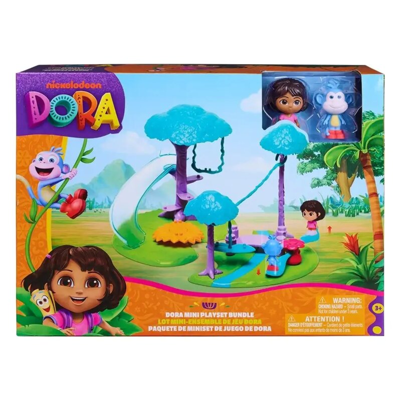 Dora Explorer Mini Set za Igru sa Figuricama i Toboganom