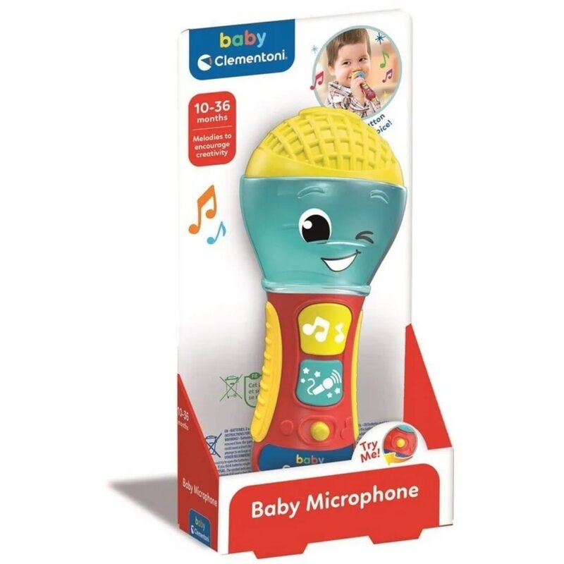 Clementoni Baby Mikrofon - muzička igračka za bebe