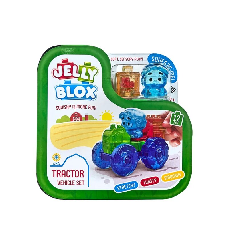 JELLY BLOX Gumene kocke - Set Traktor