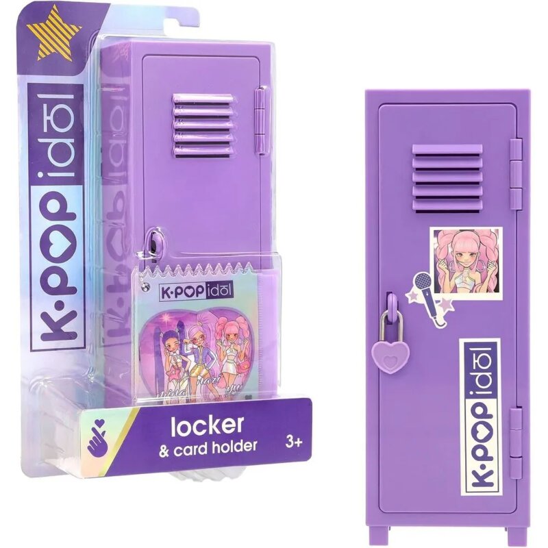 K-Pop Idol Locker Set – ormarić za lutke sa nalepnicama
