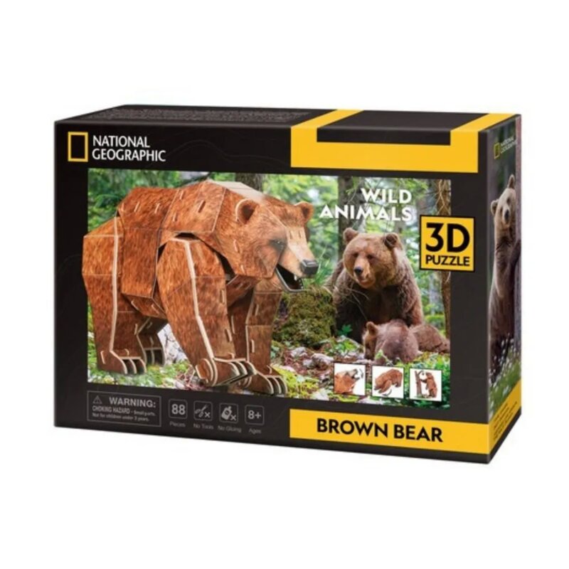 CubicFun 3D Puzzle Mrki Medved