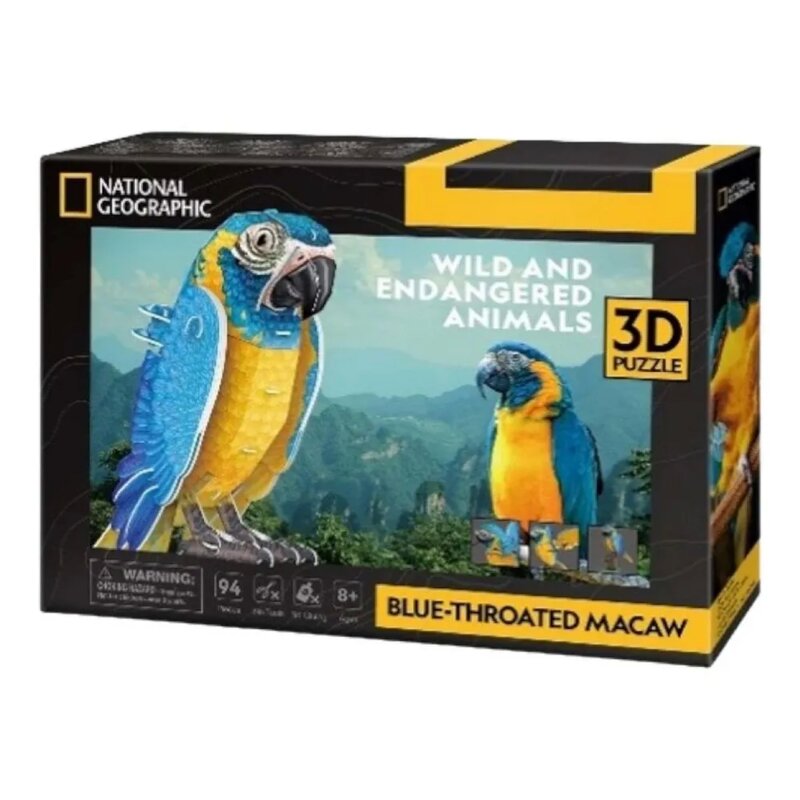 CubicFun 3D Puzzle Papagaj, 94 dela