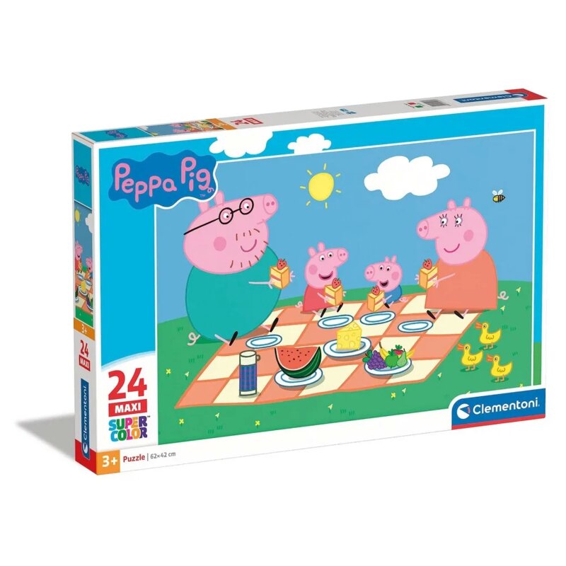 Clementoni Puzzle Peppa Prase Maxi 24 dela