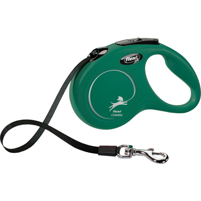 Povodac za pse do 15kg Flexi Classic green 5m TRIXIE 11834