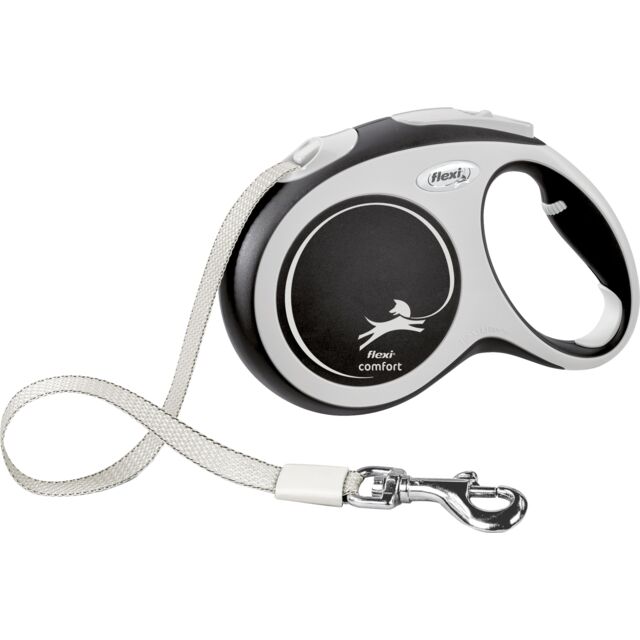 Povodac za pse do 60kg Flexi Comfort 5m black TRIXIE 213601