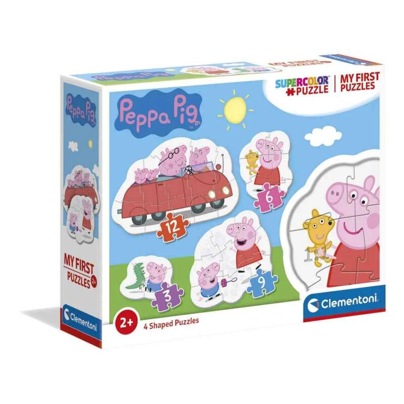Clementoni Puzzle My First Puzzles Peppa Pig 3-6-9-12 delova