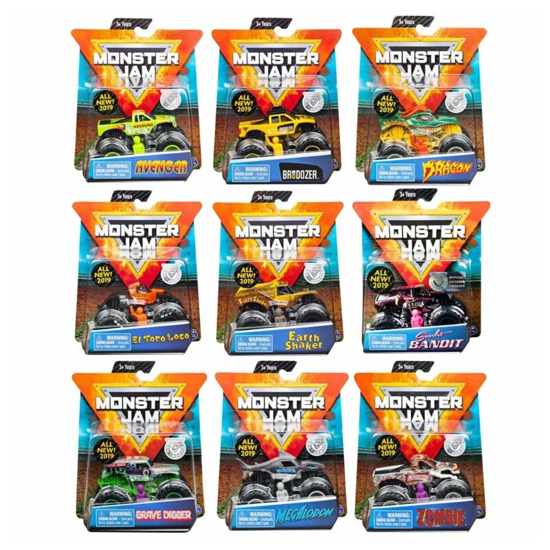 Monster Jam Maxi vozilo 1:64 - metalni automobilčić