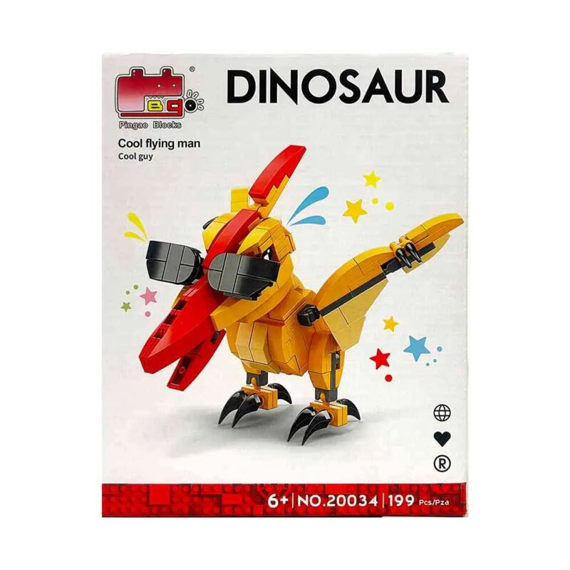 Kocke za slaganje Dinosaurus 199 delova - Best Luck