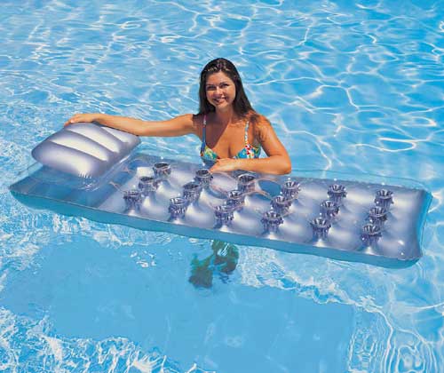 Silver Ten dušek za plažu sa jastukom - Intex (58894)