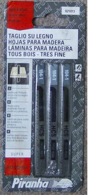 Piranha čelični list za ubodnu testeru 3 kom. X21013