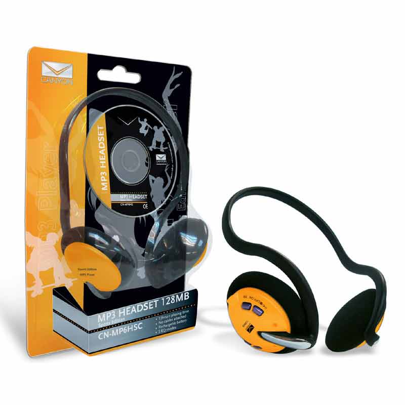 Canyon USB MP3 player u slušalicama sa 128Mb memorije - CN-MP6-HS-128