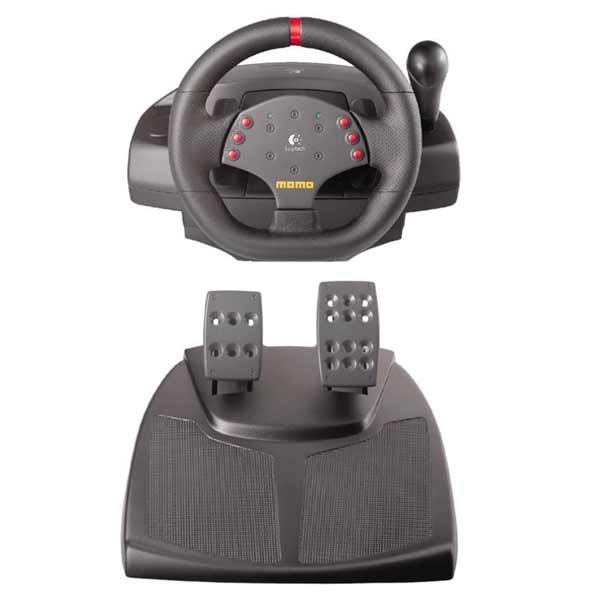 Logitech MOMO Force Feedback - volan sa pedalama za trkačke igrice