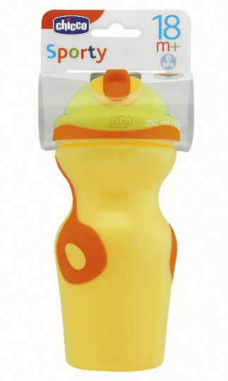 Chicco šolja Sporty žuta 18m+  020170