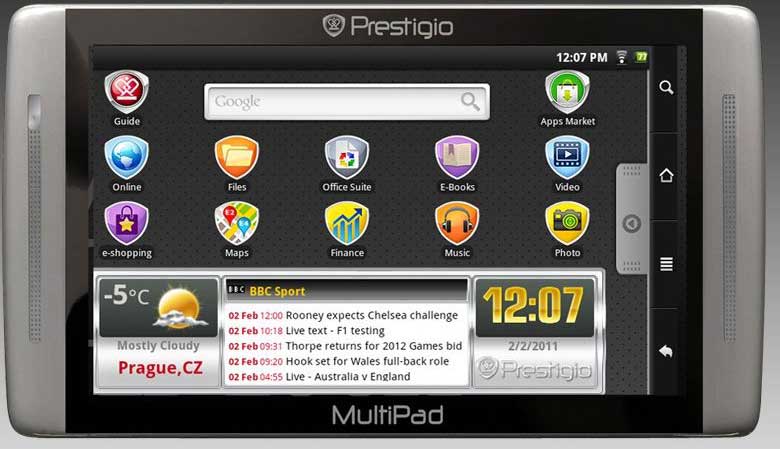 Prestigio Android Tablet Računar PMP7070C