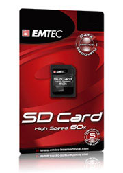 SD card HighSpeed 60x - 128 Mb - Emtec (BASF)