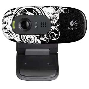 Logitech C270 HD Web Kamera Fleur Dark