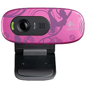 Logitech C270 HD Web Kamera Pink Balance