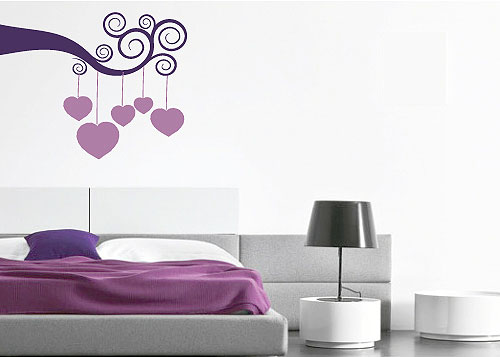 Zidni tatoo Under the Hearts R04 120x90cm 005733 DB5316 - Image 1