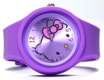 Hello Kitty Ručni časovnik 5708 silicone purple