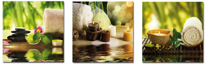 Candle set 33x33 - DA x 3