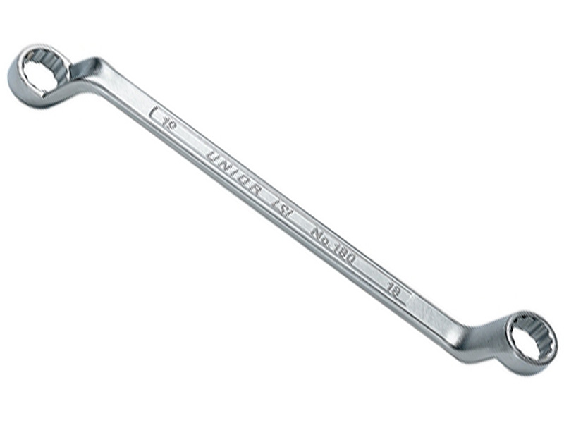UNIOR Ključ obručni dvostrani - 180/1, 12x13mm hromiran, art. 600516 152501